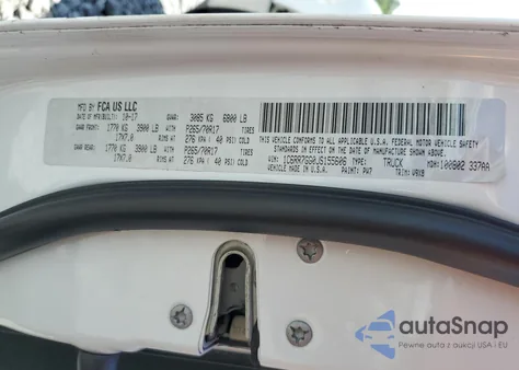 2018 Ram 1500 Slt from USA, damaged, VIN 1C6RR7GG0JS155606